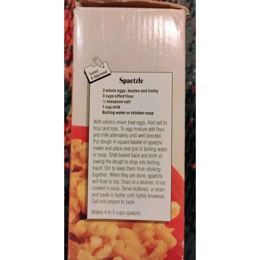 Rowoco Spaetzle Maker in Box, German Noodle Maker